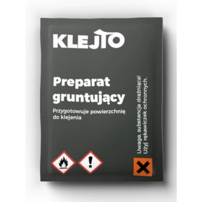 Chusteczka z preparatem gruntującym klej